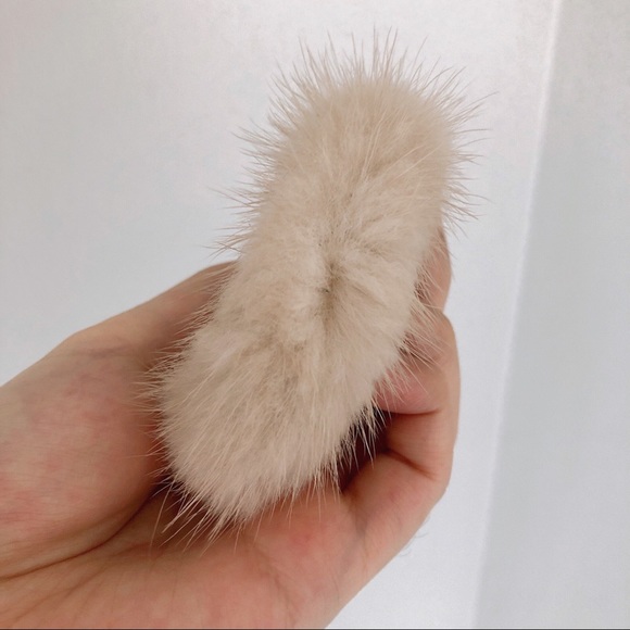 2 for $20 Real mink fur hair tie scrunchie hair - Picture 2 of 4